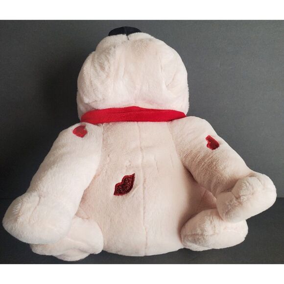 Bulldog Plush Stuffed Animal Dan Dee Collector's Choice Glitter Lips Kiss V-DAY - Picture 8 of 11